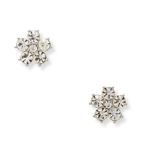 Kate Spade Flower Stud Silver Post Earrings - Picture 2 of 7